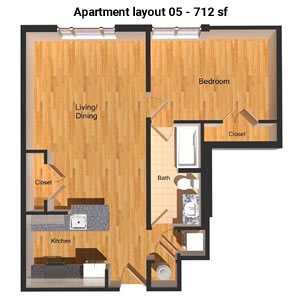 Apartment layout 5