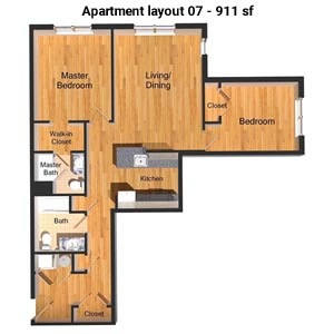 Apartment layout 7