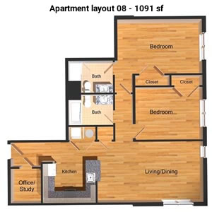 Apartment layout 8